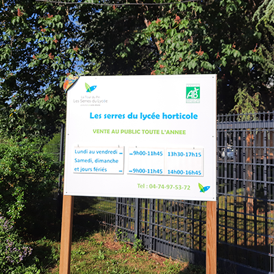 Visite lycee horticole de La Tour du Pin